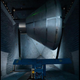 Illustration for article titled Orion Capsule Under Testing in Anechoic Chamber